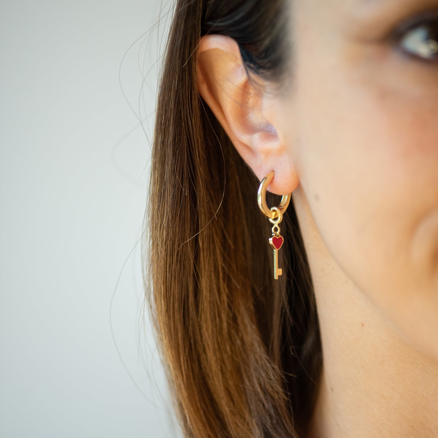 Charm Chiave di Casa Placcato Oro
