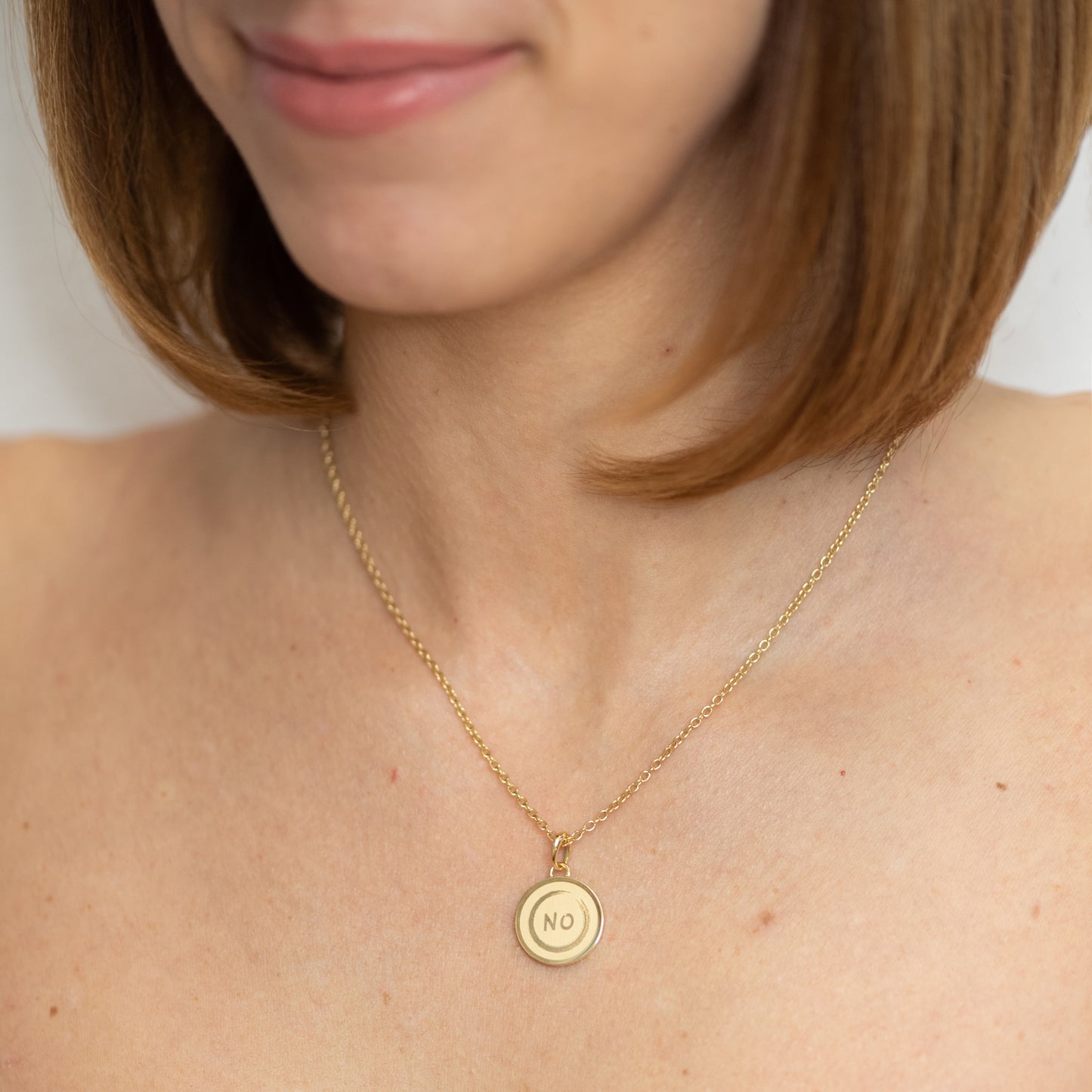 Collana Sì e No Placcata Oro