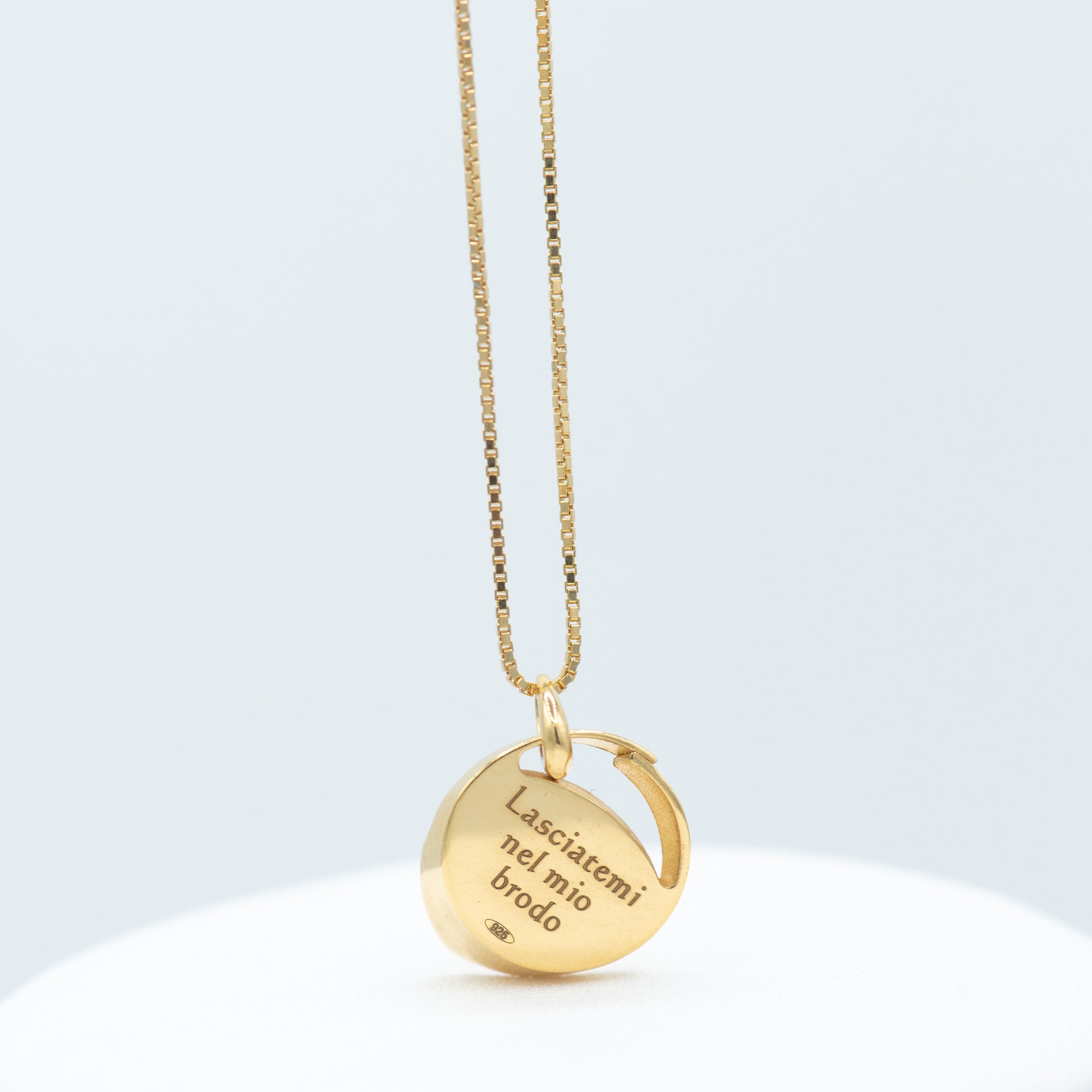 collana tortellino bologna oro