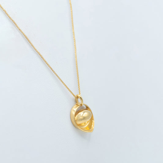 collana tortellino placcata oro