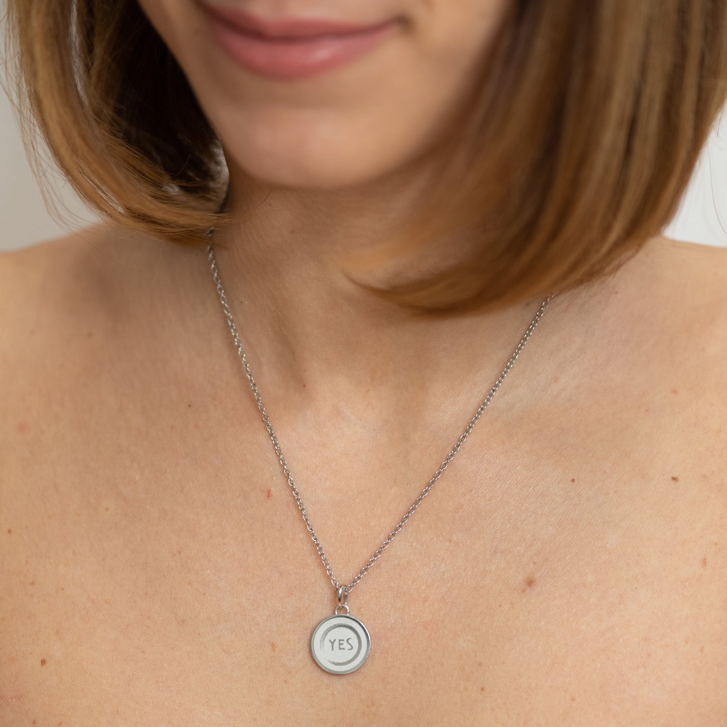Collana Sì e No Argento